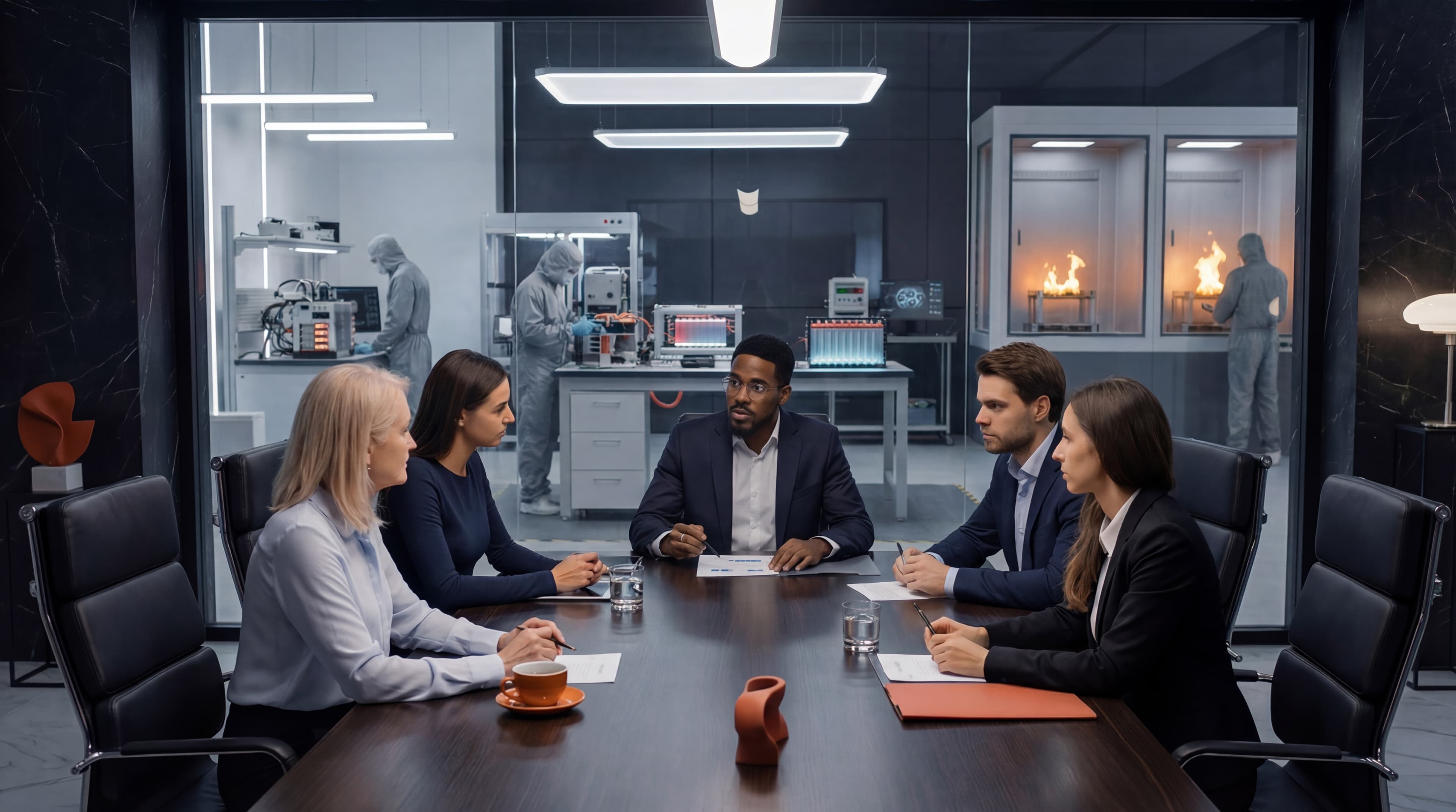 Industrial facility and laboratory environment representing RFIS deployment pathways