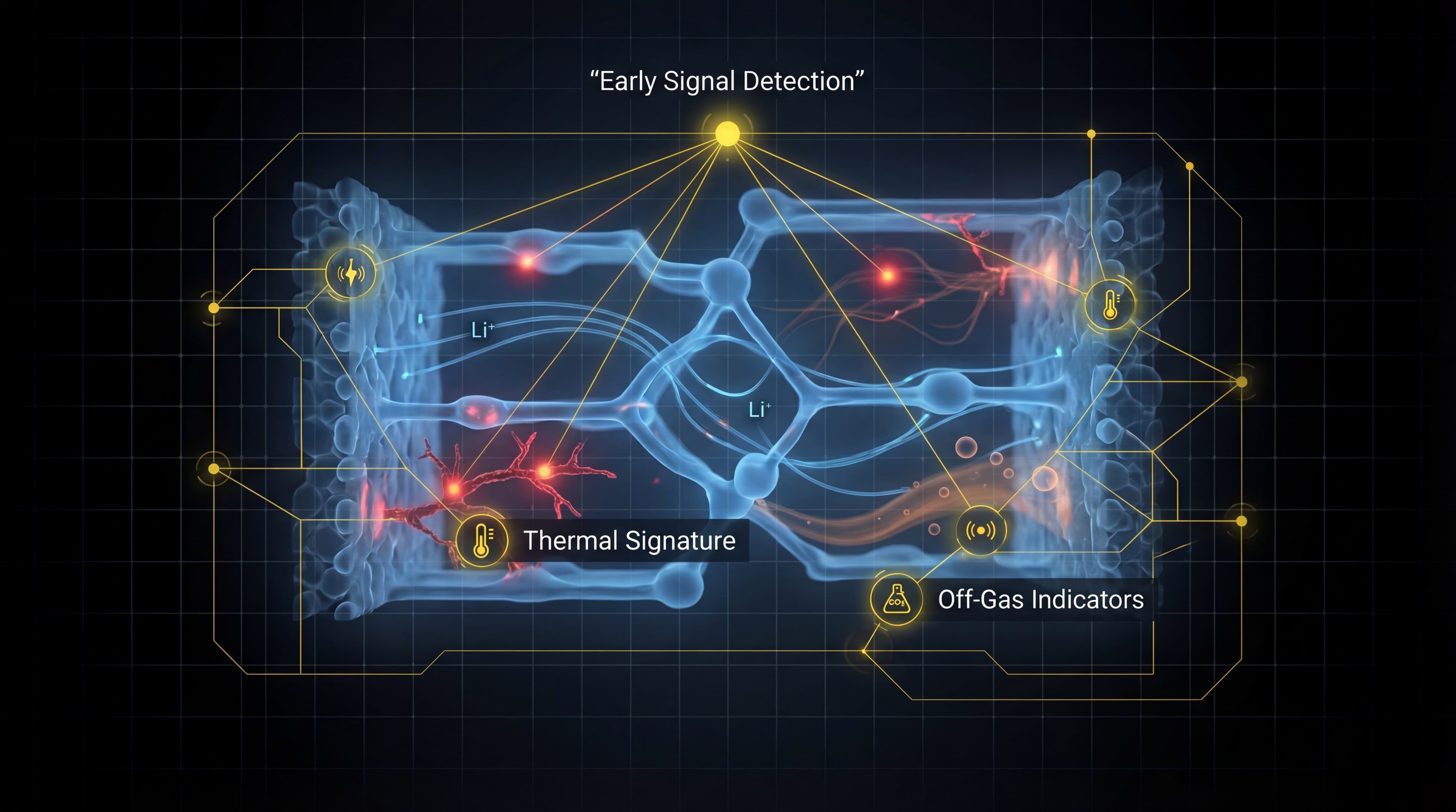 Early Signal Detection diagram showing Thermal Signature and RFIS Intervention points